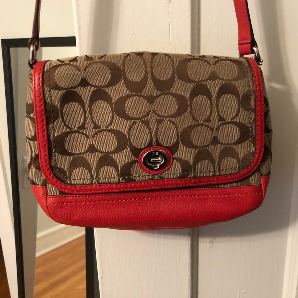 Cross-body Coach bag!